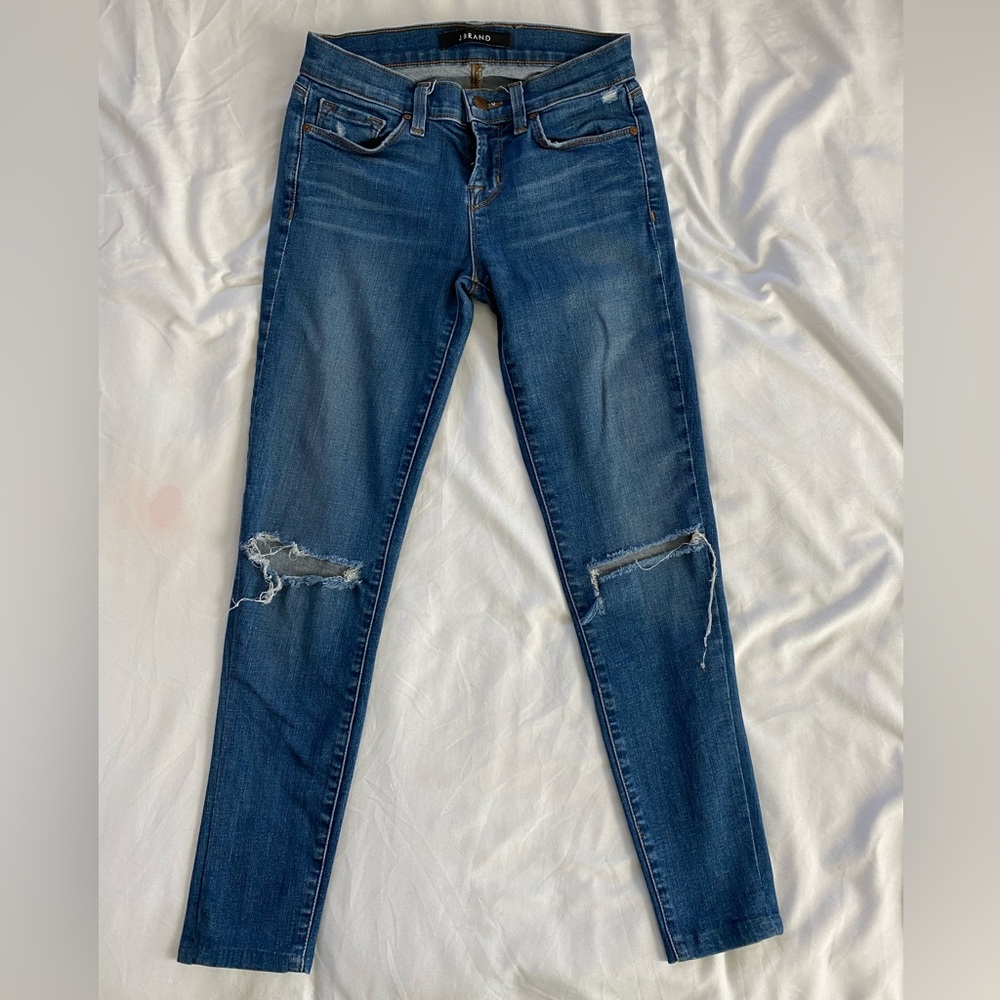 J Brand Cropped Skinny Jeans